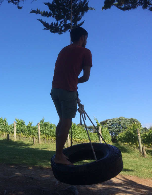A swing